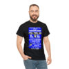 *Tee – Panorama Room – EU, Benny & Hot Cold Sweat – Electric Blue Print on 4 Color Options - Image 4