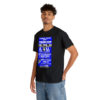 *Tee – Panorama Room – EU, Benny & Hot Cold Sweat – Electric Blue Print on 4 Color Options - Image 5