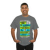*Tee – Wilmer’s Park – RE, Chuck, EU, Benny, Hot Cold Sweat, Obsession - Lime Green & Light Blue Print on 4 Color Options - Image 19