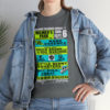 *Tee – Wilmer’s Park – RE, Chuck, EU, Benny, Hot Cold Sweat, Obsession - Lime Green & Light Blue Print on 4 Color Options - Image 25