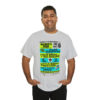 *Tee – Wilmer’s Park – RE, Chuck, EU, Benny, Hot Cold Sweat, Obsession - Lime Green & Light Blue Print on 4 Color Options - Image 19
