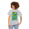 *Tee – Wilmer’s Park – RE, Chuck, EU, Benny, Hot Cold Sweat, Obsession - Lime Green & Light Blue Print on 4 Color Options - Image 20
