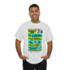 *Tee – Wilmer’s Park – RE, Chuck, EU, Benny, Hot Cold Sweat, Obsession - Lime Green & Light Blue Print on 4 Color Options - Image 10