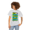 *Tee – Wilmer’s Park – RE, Chuck, EU, Benny, Hot Cold Sweat, Obsession - Lime Green & Light Blue Print on 4 Color Options - Image 11