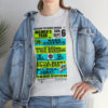 *Tee – Wilmer’s Park – RE, Chuck, EU, Benny, Hot Cold Sweat, Obsession - Lime Green & Light Blue Print on 4 Color Options - Image 16