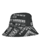 *Bucket Hat – NW Gardens – Mass Extinction – White Print on 12 Color Options (No Background Images) - Image 6