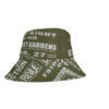 *Bucket Hat – NW Gardens – Mass Extinction – White Print on 12 Color Options (No Background Images) - Image 12