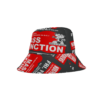 *Bucket Hat – NW Gardens – Mass Extinction – Red Print - Image 3