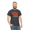 OSGOGO – Orange Fire, White & Grey Print Tee - Image 22
