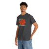 OSGOGO – Orange Fire, White & Grey Print Tee - Image 23