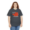 OSGOGO – Orange Fire, White & Grey Print Tee - Image 33