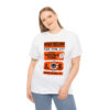 *Tee –Disco Tres Chic – Trouble Funk, EU – Orange Print on 4 Color Options - Image 3