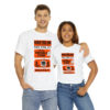 *Tee –Disco Tres Chic – Trouble Funk, EU – Orange Print on 4 Color Options - Image 8