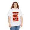 *Tee –Disco Tres Chic – Trouble Funk, EU – Orange Fire Print on 4 Color Options - Image 6