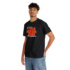 OSGOGO – Orange Fire, White & Grey Print Tee - Image 5