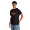 OSGOGO – Orange Fire & White Print Tee - Image 5