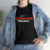 OSGOGO – Orange Fire & White Print Tee - Image 7