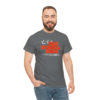 OSGOGO – Orange Fire, White & Grey Print Tee - Image 13