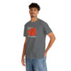 OSGOGO – Orange Fire, White & Grey Print Tee - Image 14