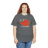 OSGOGO – Orange Fire, White & Grey Print Tee - Image 15