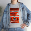 *Tee –Disco Tres Chic – Trouble Funk, EU – Orange Fire Print on 4 Color Options - Image 25
