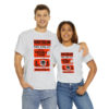 *Tee –Disco Tres Chic – Trouble Funk, EU – Orange Fire Print on 4 Color Options - Image 17