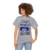 *Tee – NW Gardens – Mass Extinction – Blue Print (White Letters) on 4 Color Options - Image 29