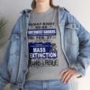 *Tee – NW Gardens – Mass Extinction – Blue Print (White Letters) on 4 Color Options - Image 34