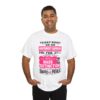 *Tee – NW Gardens – Mass Extinction – Pink Print (White Letters) on 4 Color Options