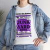 *Tee – Pomonkey Ball Diamond – Junk Yard – Dark Purple Print on 4 Color Options - Image 7