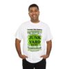 *Tee – Pomonkey Ball Diamond – Junk Yard – Apple Green Print on 4 Color Options