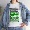 *Tee – Pomonkey Ball Diamond – Junk Yard – Bright Green Print on 4 Color Options - Image 7