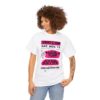*Tee – No. 10 Police Boys & Girls Club – Trouble Funk, Ayre Rayde – Bright Pink Print on 4 Color Options - Image 2
