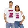 *Tee – No. 10 Police Boys & Girls Club – Trouble Funk, Ayre Rayde – Bright Pink Print on 4 Color Options - Image 8
