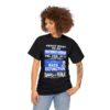 *Tee – NW Gardens – Mass Extinction – Stinky Blue Print on 4 Color Options - Image 2