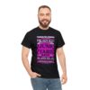 *Tee – Pomonkey Ball Diamond – Junk Yard – Electric Purple Magenta Print on 4 Color Options - Image 4