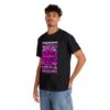 *Tee – Pomonkey Ball Diamond – Junk Yard – Electric Purple Magenta Print on 4 Color Options - Image 5