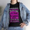 *Tee – Pomonkey Ball Diamond – Junk Yard – Electric Purple Magenta Print on 4 Color Options - Image 7