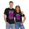 *Tee – Pomonkey Ball Diamond – Junk Yard – Electric Purple Magenta Print on 4 Color Options - Image 8