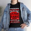 *Tee – Pomonkey Ball Diamond – Junk Yard – Red Print on 4 Color Options - Image 7