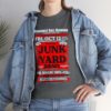 *Tee – Pomonkey Ball Diamond – Junk Yard – Red Print on 4 Color Options - Image 16