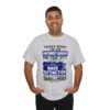 *Tee – NW Gardens – Mass Extinction – Blue Print (White Letters) on 4 Color Options - Image 19