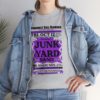 *Tee – Pomonkey Ball Diamond – Junk Yard – Dark Purple Print on 4 Color Options - Image 25