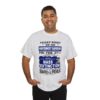 *Tee – NW Gardens – Mass Extinction – Blue Print (White Letters) on 4 Color Options - Image 10
