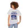 *Tee – NW Gardens – Mass Extinction – Blue Print (White Letters) on 4 Color Options - Image 11