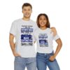*Tee – NW Gardens – Mass Extinction – Blue Print (White Letters) on 4 Color Options - Image 17