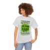 *Tee – Pomonkey Ball Diamond – Junk Yard – Apple Green Print on 4 Color Options - Image 11
