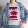 *Tee – No. 10 Police Boys & Girls Club – Trouble Funk, Ayre Rayde – Bright Pink Print on 4 Color Options - Image 16