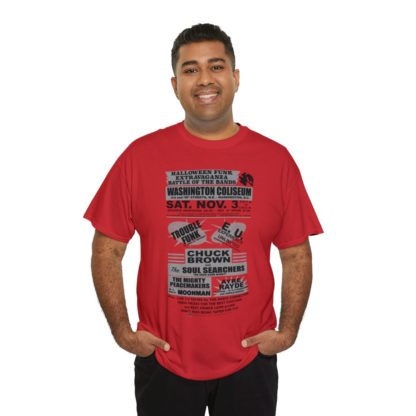 *Tee – Battle Of The Bands – Washington Coliseum – Trouble, EU, Chuck & Ayre Rayde – Grey Print on 12 Color Options