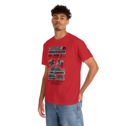 *Tee – Battle Of The Bands – Washington Coliseum – Trouble, EU, Chuck & Ayre Rayde – Grey Print on 12 Color Options - Image 5
